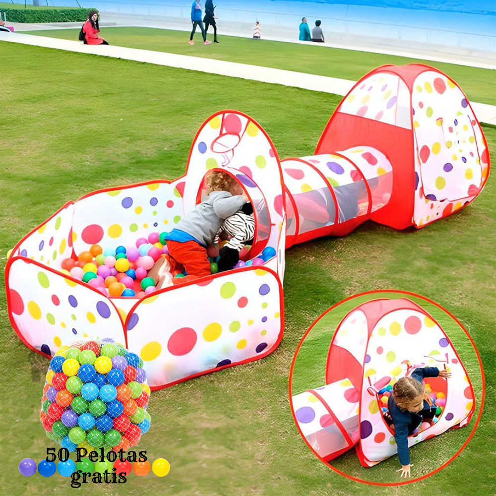 Carpa Castillo 3 En 1 - Castlekids™ + 50 Pelotas