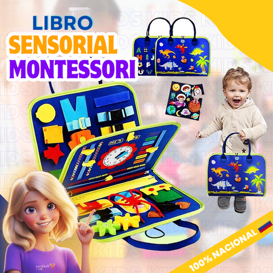 Maleta Montessori Sensorial con 8 páginas PREMIUM💎