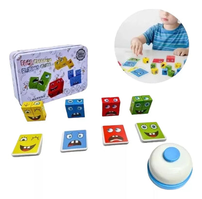 Juego cubos cambia rostros+Timbre